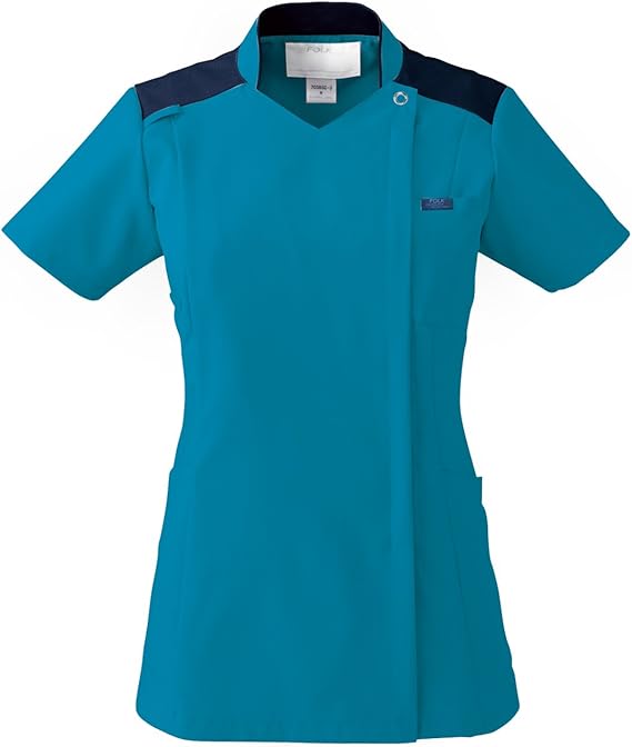 Amazon.co.jp FOLK 7038SC Women's Zip Scrubs S4L Medical Uniform Scrubs Scrub Scrub Scrub Opera