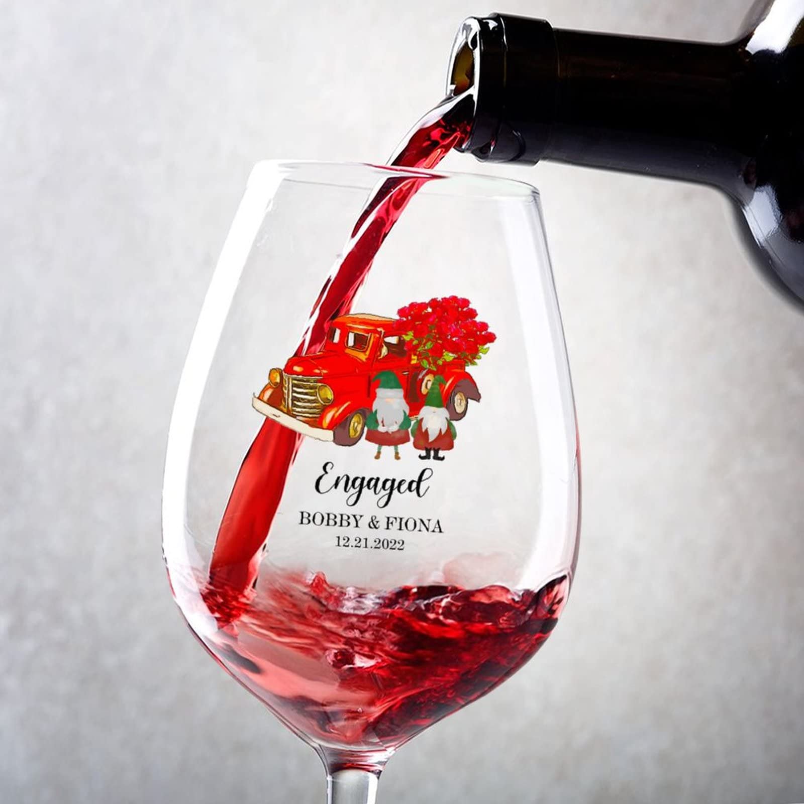 Verres à vin rouge duo 2023 pour ne plus manquer d'idée cadeau couple