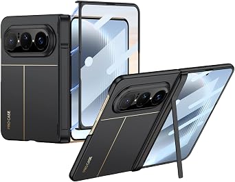 Shock-Resistant Case for Huawei Pura X Max Black,HD Screen | Full-wrapAG Matte Case,Slim & Tough, Built-in Screen Protection, Center Hinge Protection,Support Wireless Charging