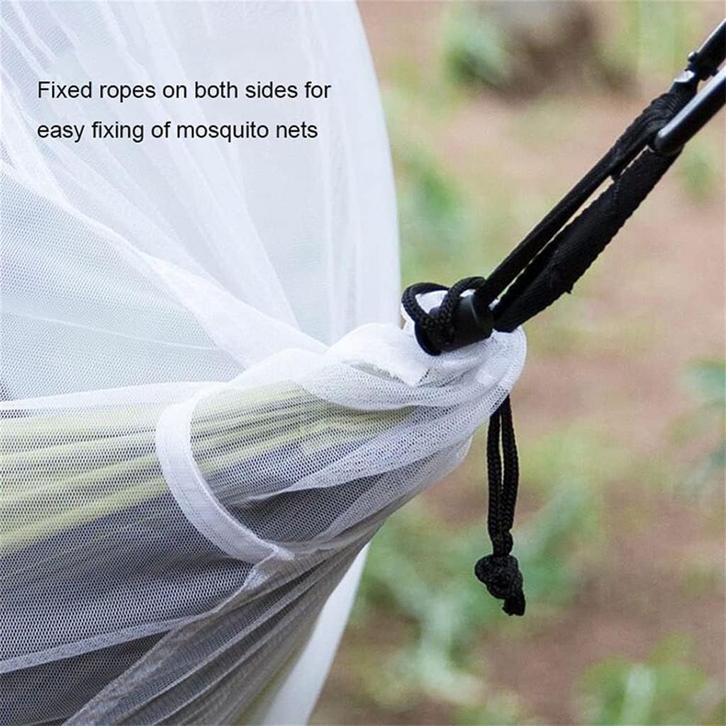 Hammocks Outdoor Camping Lightweight and Breathable Hammock（Extended Size:255CM） (Color : Natural)