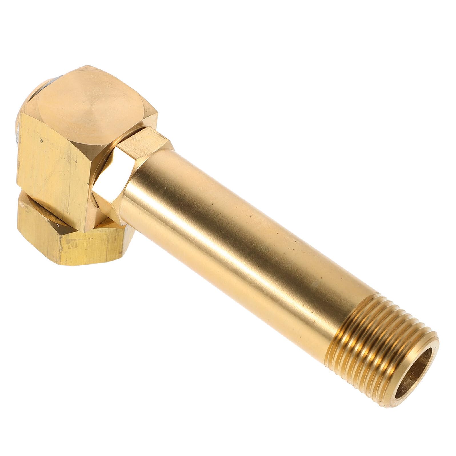Drehgelenk für Gartenschläuche aus Kupfer mit Rostschutz und Weiter Kompatibilität Schwenkbarer Adapter für Gartenbewässerung Robustes Messing Ersatzteil