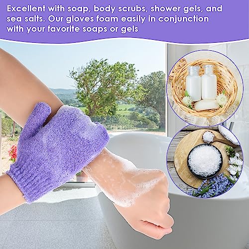 WLLHYF-3-Pairs-Exfoliating-Gloves-Korean-Exfoliating-Mitt-Double-Sided-Skin-Body-Exfoliator-Gloves-Scrub-Gloves-Bath-Gloves-Shower-Accessories-for-Clean-Dead-or-Dry-Skin