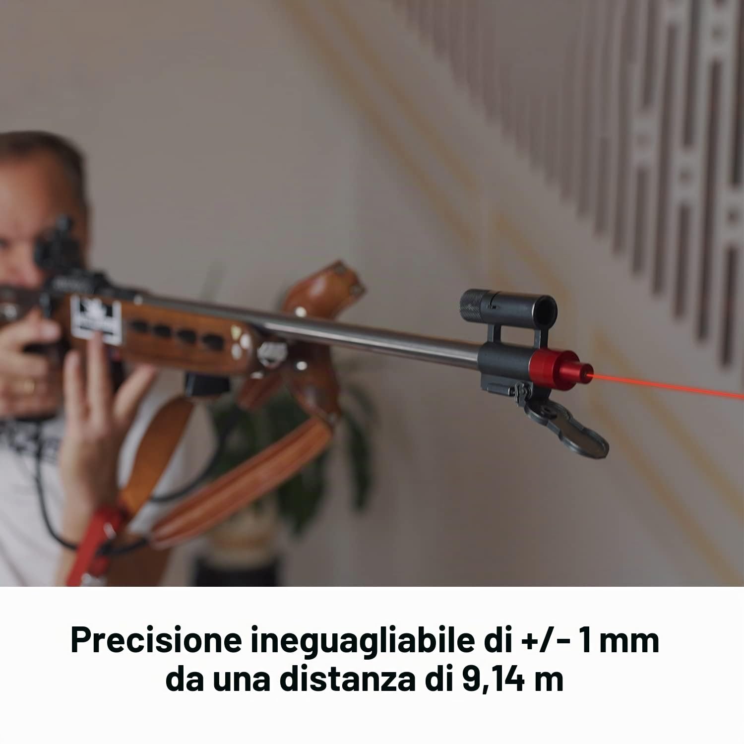 Cal .177 - Cartuccia laser per fucile ad aria compressa, adatta per compensatore/estensione mira, dura 30.000 colpi e precisione precisa, non per pistole ad aria compressa