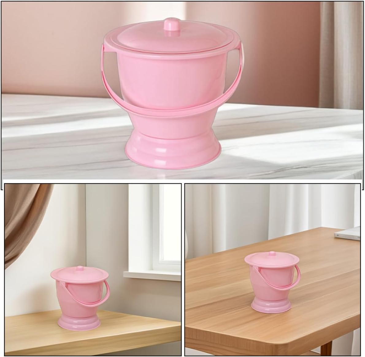 Handheld Portable Urinal Pot Camping Toilets for Toddlers Sturdy Travel Pee Potty Boys and Girls Urinal