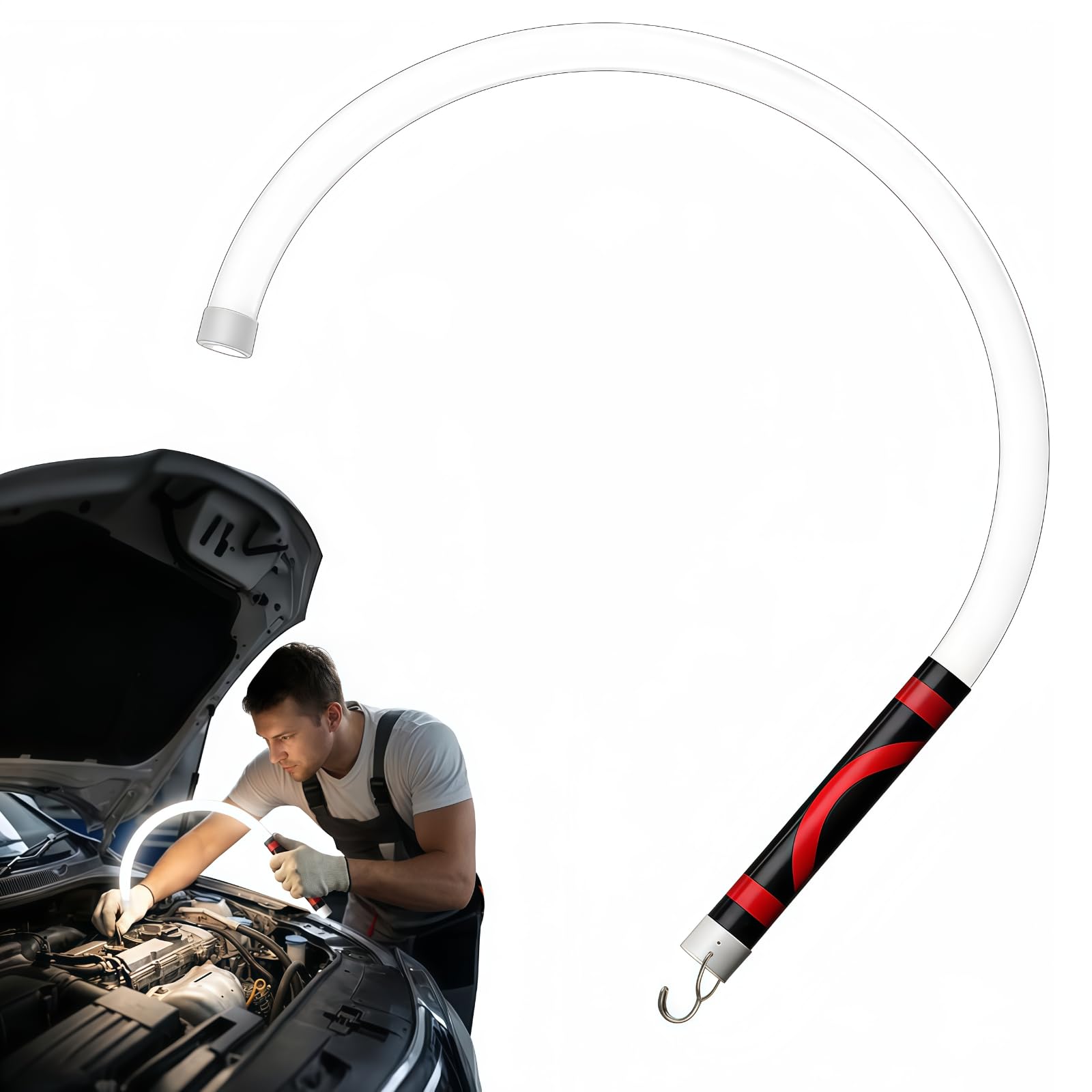 Flexible LED Flashlight Stick 30 Bendable Rechargeable