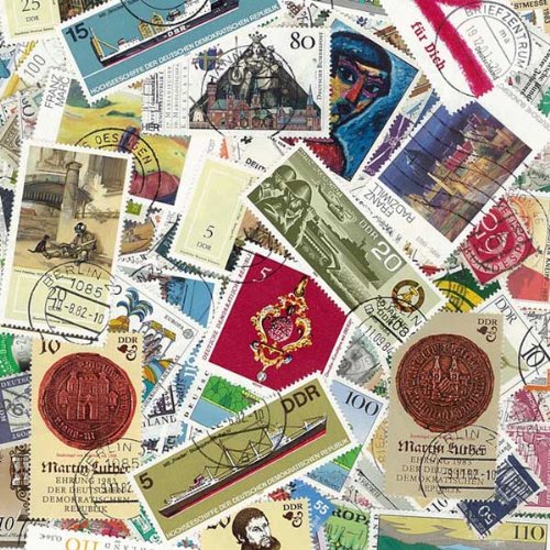Collection de timbres Allemagne obliteres - 500 timbres différents