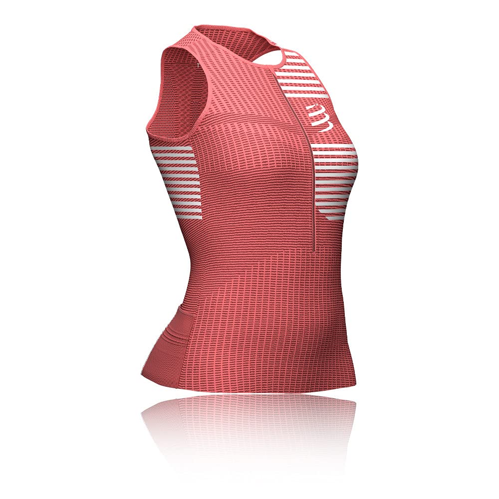 COMPRESSPORT Triathlon Postural Women's Tank Top Coral