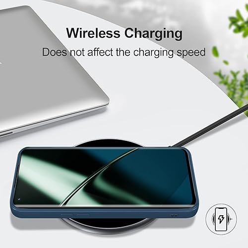 Miniatura 7 de GiiYoon Funda de silicona compatible con OnePlus 11, funda de cuerpo completo para teléfono suave y sedosa con protección de cámara, funda a prueba