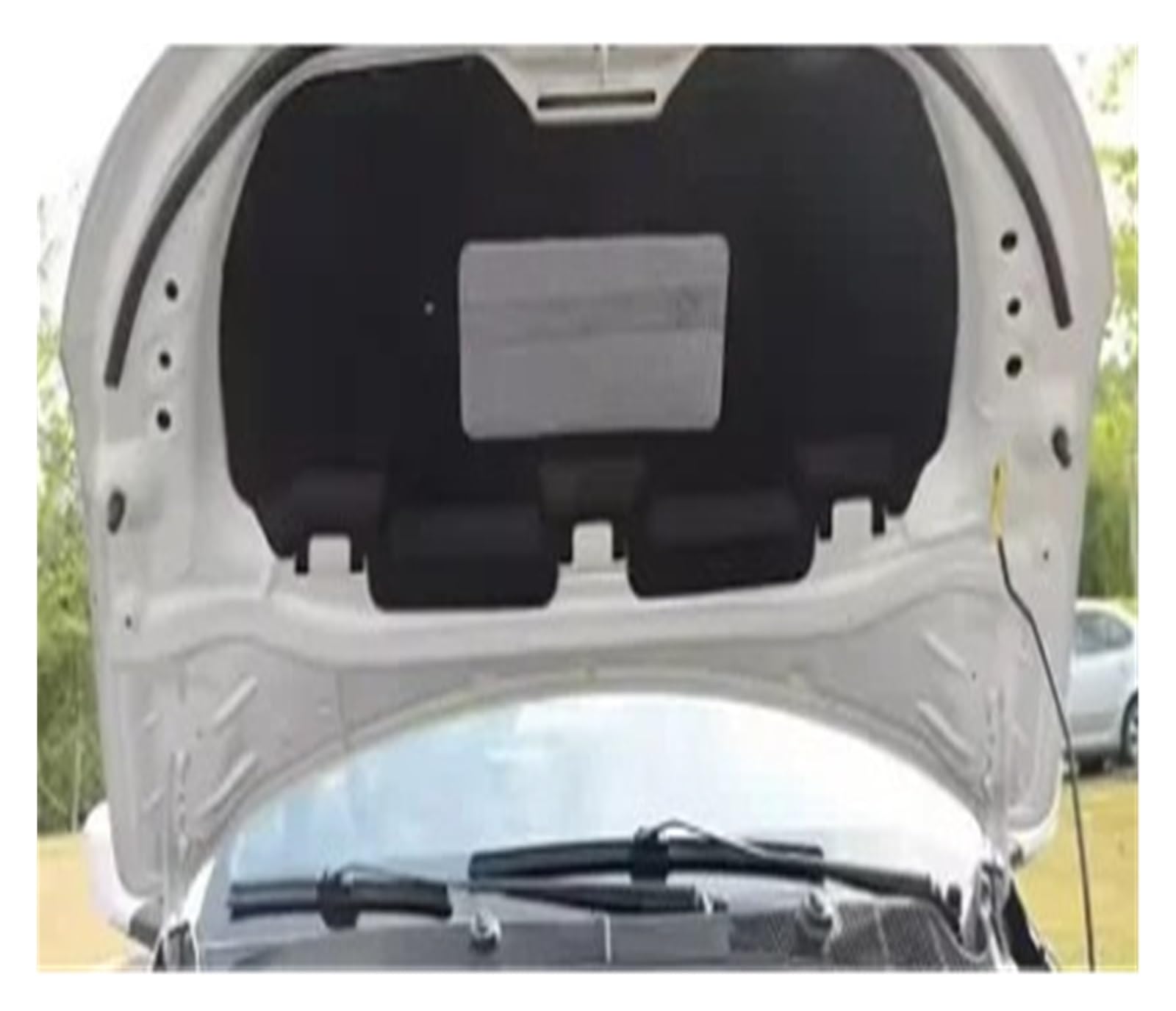 Qopuynh D Style Heat Sound Insulation Cotton Car Engine Noise Insulation Cotton Insulation Cotton Trunk Lid For 301 For Elysee 2014-2019 Front+Rear(D Style)