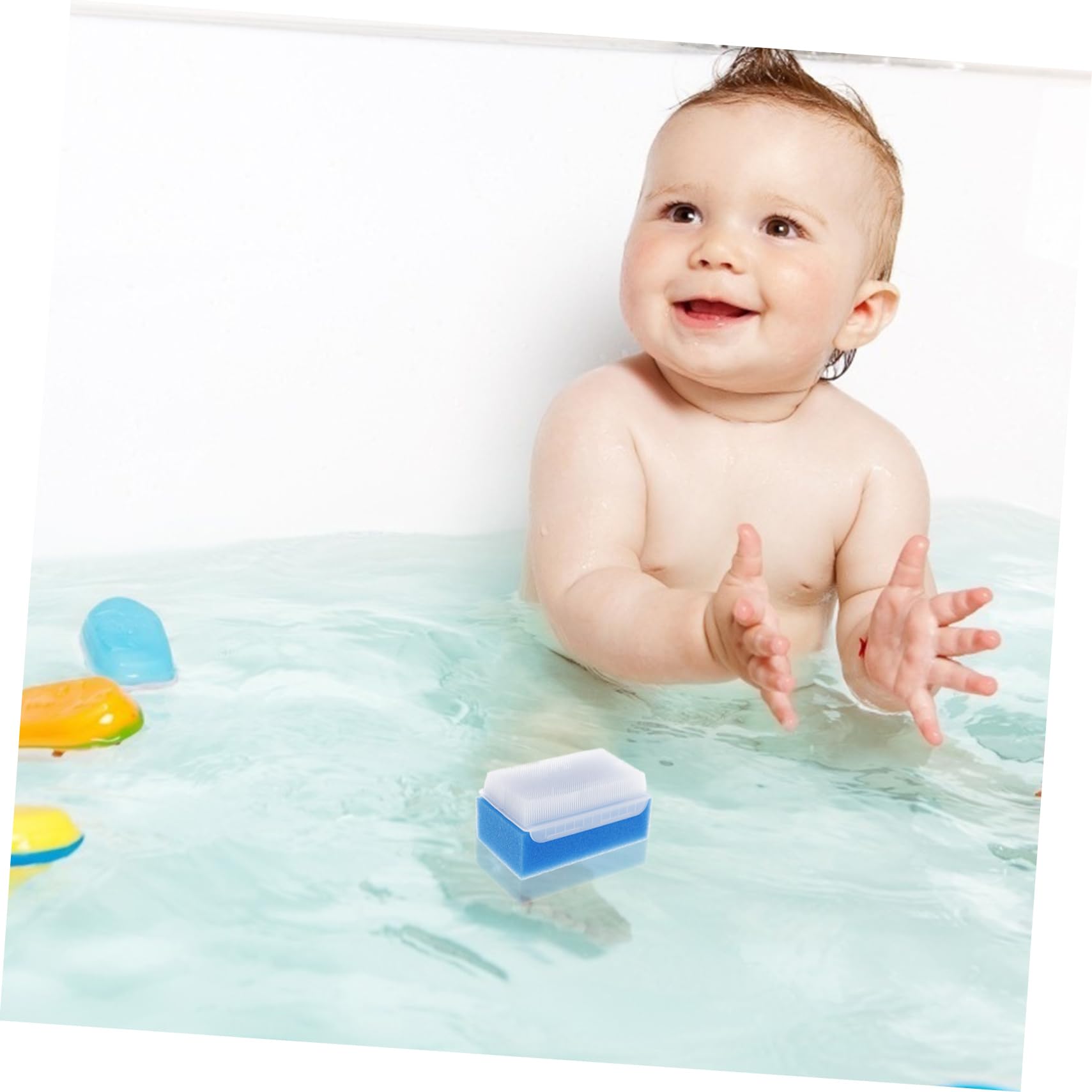 PACKOVE 20piezas Esponjas Para Bebés De Cepillos Para Cuidado Del Cabelludo Accesorios De Limpieza Baño y Masaje Táctil Para Recién Nacidos y