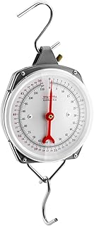 QWORK Precision Hanging Scale, 110lbs / 50kg Capacity, Dual Unit, Heavy Duty