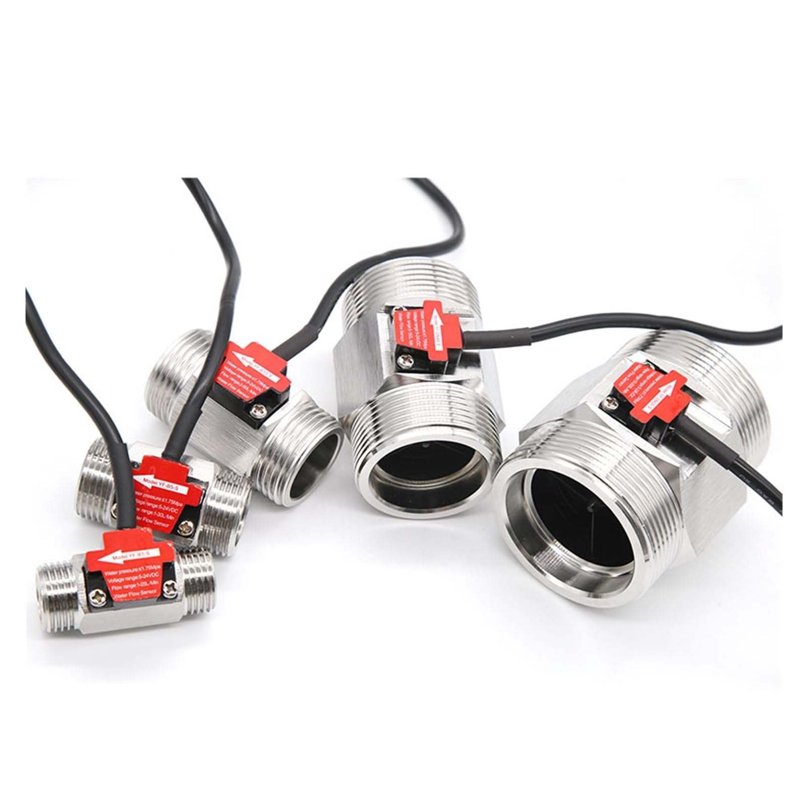 Caudalímetro, Medidor de flujo acero inoxidable S304, sensor electromagnético Detección alta precisión DN32 DN40 DN50(DN40)