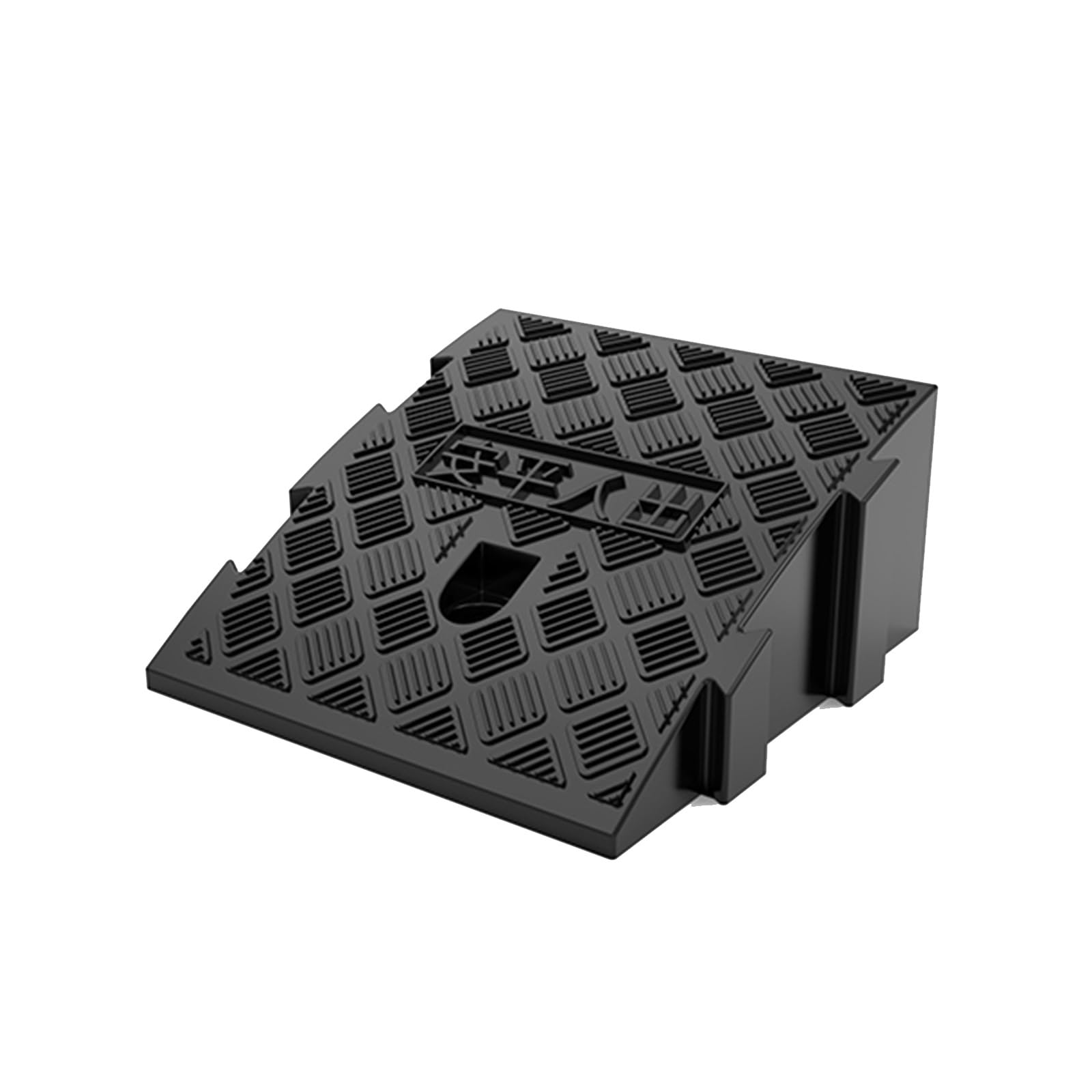podjazd, Blokowana przenośna rampa dla wózków inwalidzkich i pojazdów - nośność 6600 funtów(Black,25x40x16cm)