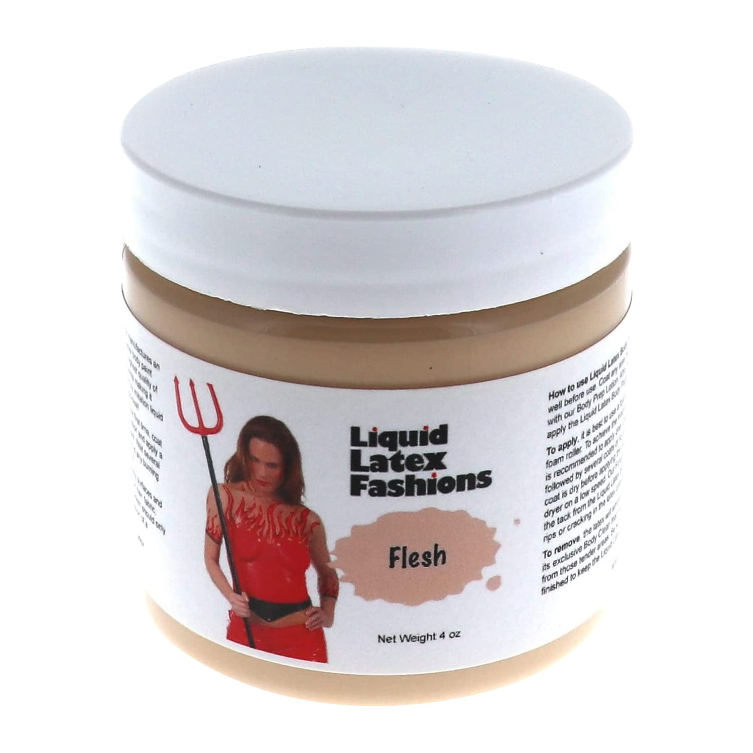 Pintura corporal de látex líquido Fashions color carne, 4 onzas