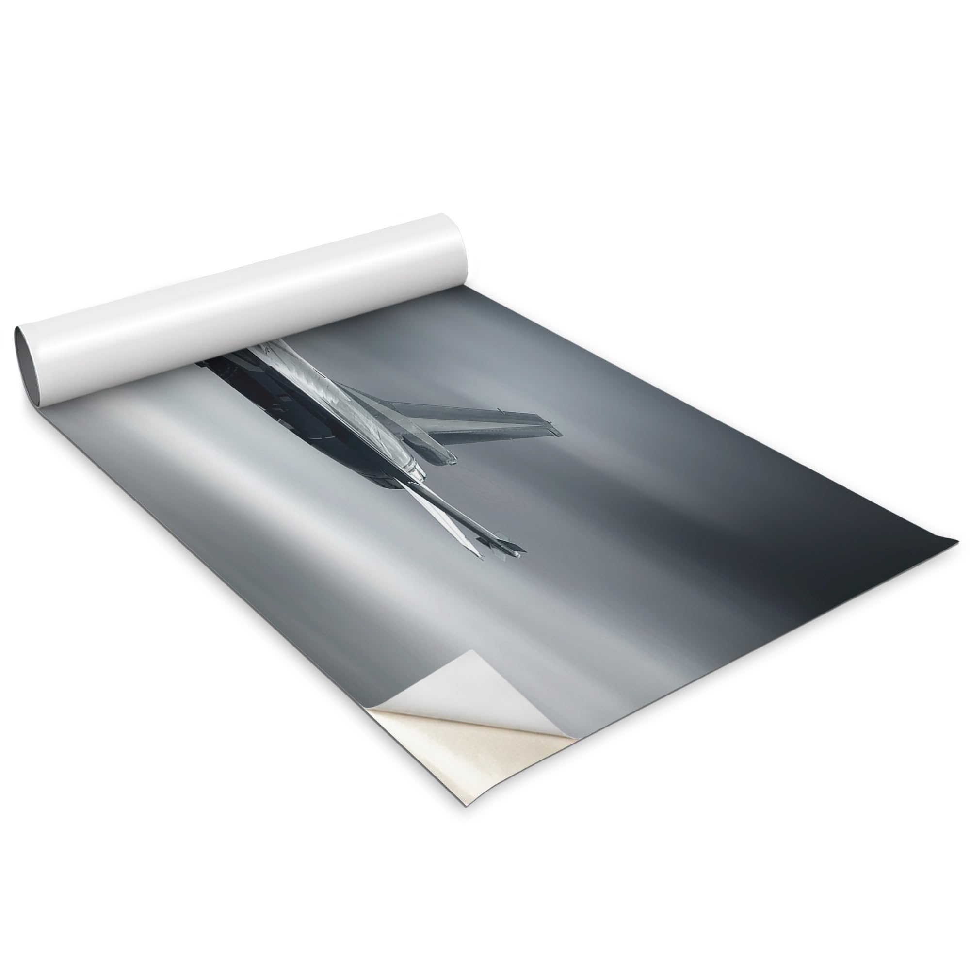 Pegatinas mate Wallfluent autoadhesivas de 100x50 cm lavables y resistentes para muebles de cocina