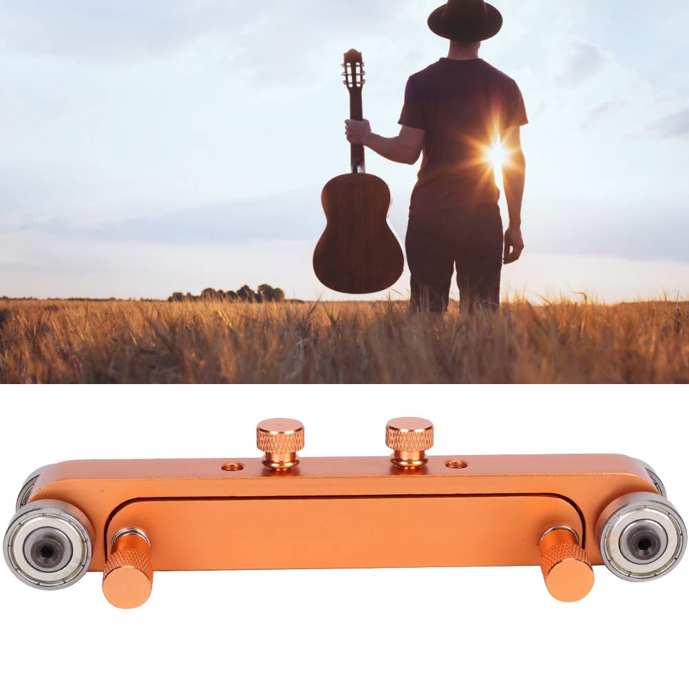Szlifierka do Nakrętek Gitarowych Polerowanie Różowego Złota Akcesoria do Instrumentów Muzycznych Siodełko (zwykle Szlifierka Siodła Nakrętek Gitarowych siodeł Akcesoria Gitarowe