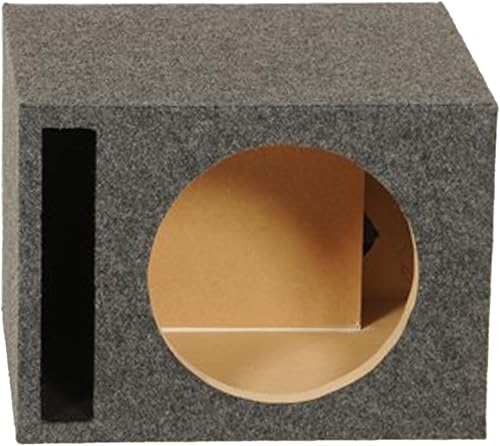 Q Power HD112 Caja de subwoofer resistente ventilada individual de 12 pulgadas