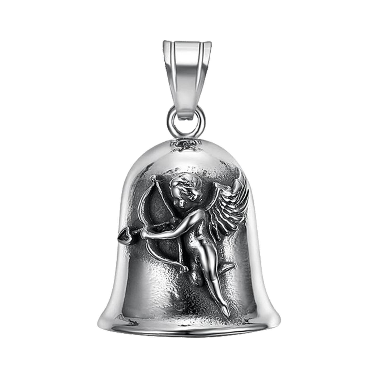 TAOLE For Motorbikes & Bicycles | Angel Motorcycle & Biker Spirit Bell - Stainless Steel, ONH8I1ATWN25WQJE80