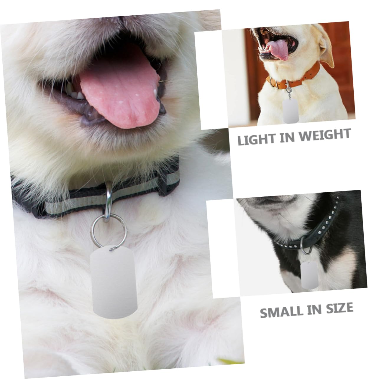 GANAZONO 100pièces Étiquettes Identité Aluminium pour Animaux De Compagnie Médailles Personnalisables pour Chiens Et Chats Étiquettes Vides pour Écouteurs De Bétail