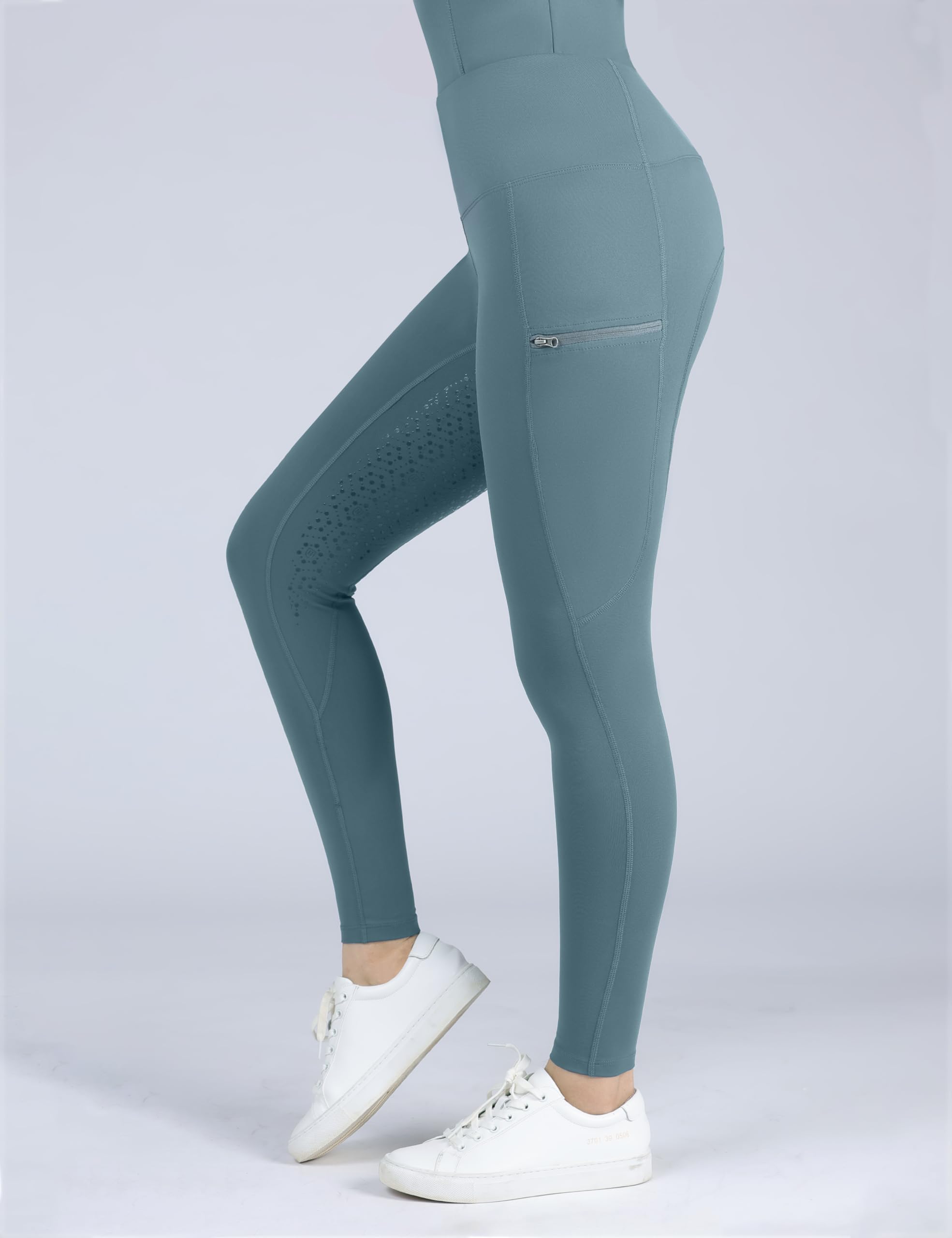 Harrison Howard Pantaloni da equitazione da donna con tasche con cerniera Pantaloni da equitazione da donna