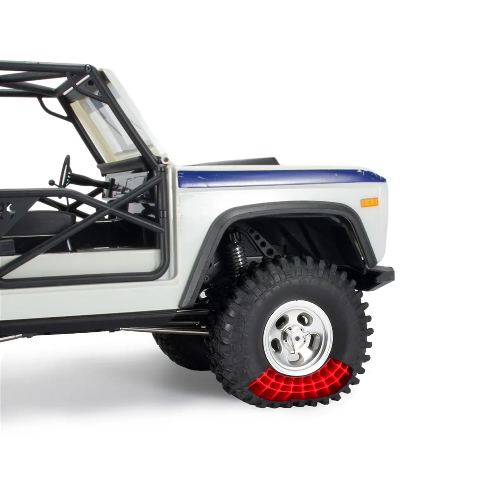 para Axial para Scx10 para Capra para Trx4 para Trx6 para MST Cmx Vs4-10 1/10 RC Car 108mm Inserto Gel Sílice Piezas Mejora Espuma Repuestos