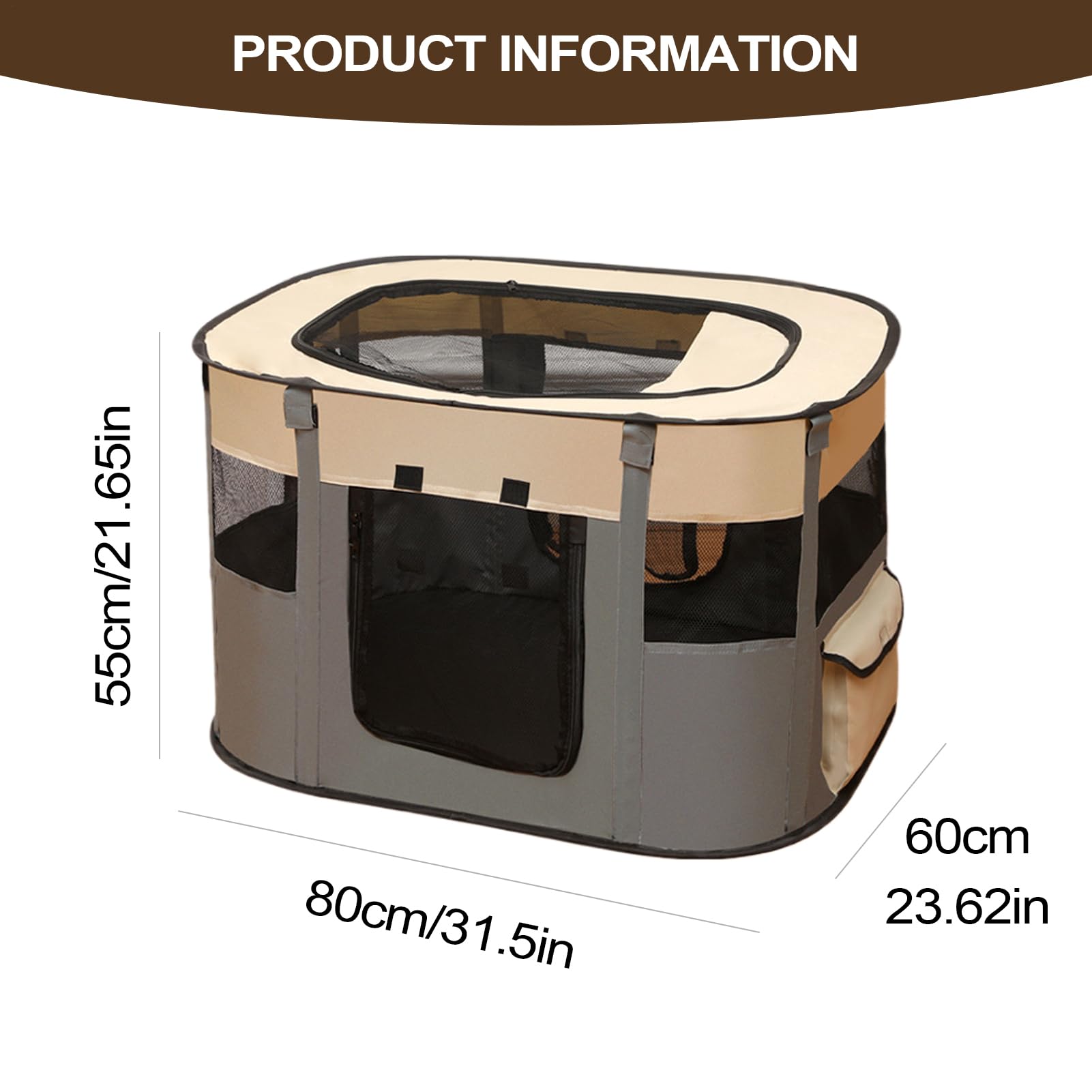 Tienda Perros Interior Casa Transpirable para Mascotas con Cama | Tienda Jaula Cama Para Gatitos Y Cachorros Para Cachorro Gatito Mediano Grande Exterior Hogar Piso Balcón Transportín
