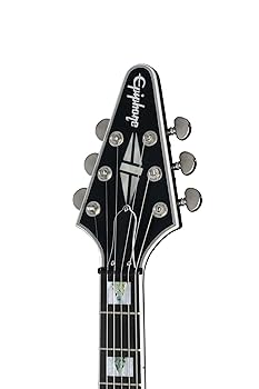 Amazon.com: Epiphone Flying V Prophecy, Lefty Jet Black