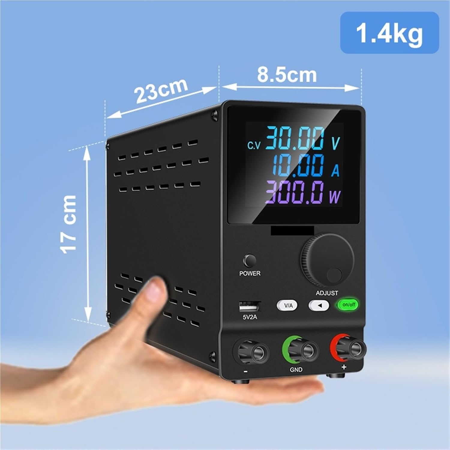 DC Power Supply Adjustable Bench Voltage Regulator USB(SPPS-A605D)