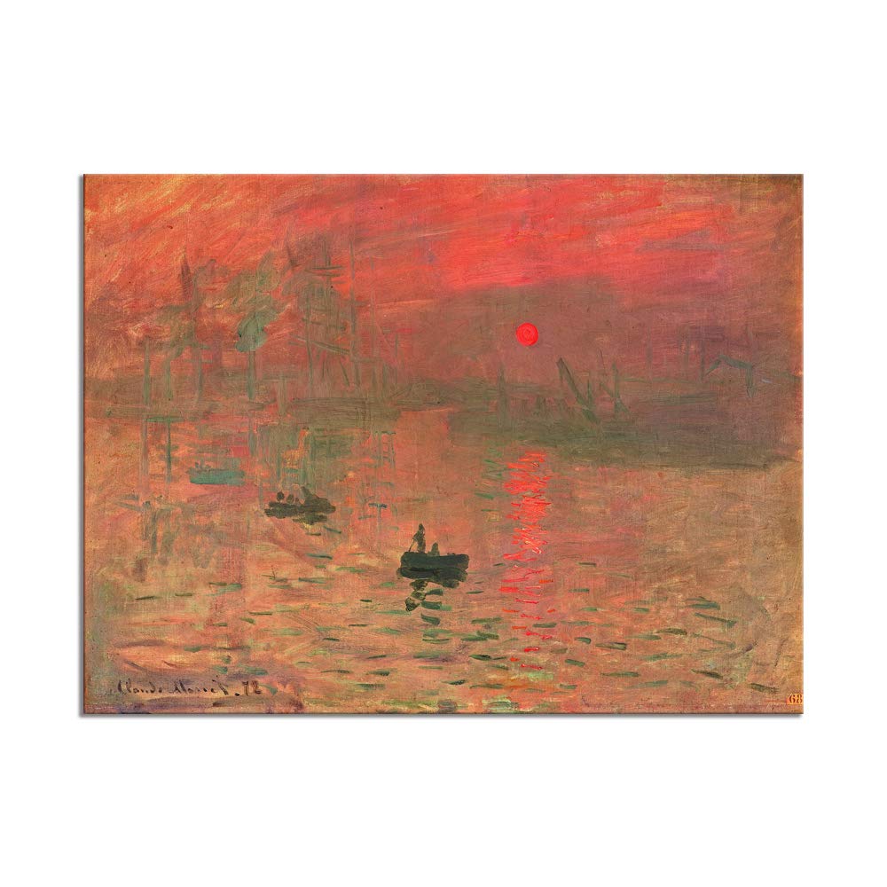 Amazon.co.jp: アートパネル 『日の出・印象』世界の名画 フランス