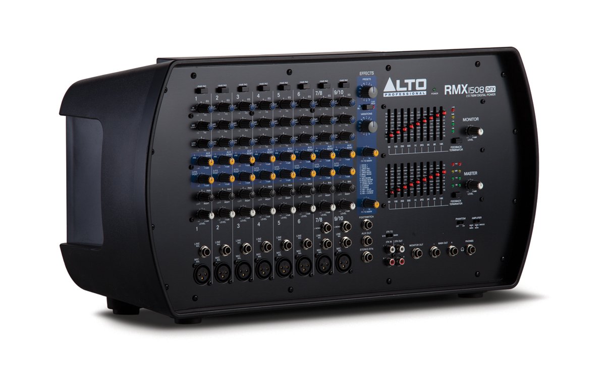Amazon | ALTO 1,500W出力キャビネット型エフェクタ内蔵ミキサ