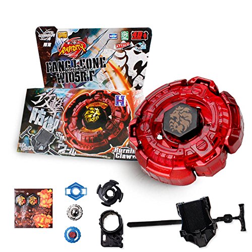 Loheag Clinor Beyblade avec Lanceur Lutte Maîtres Fusion Spinning Top Toupie Gyro Métal Rapidité Jouet Intéressant pour Enfants