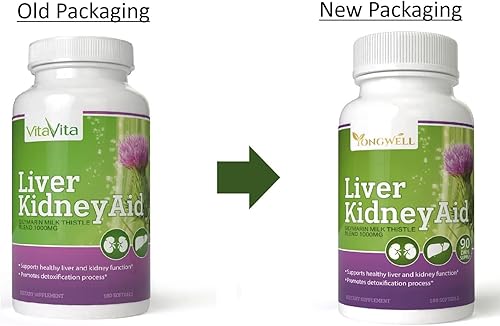 Miniatura 3 de Ayuda para el riñón hepático, ingredientes a base de hierbas que apoya la salud del hígado y los riñones, suministro de 90 días (180 cápsulas