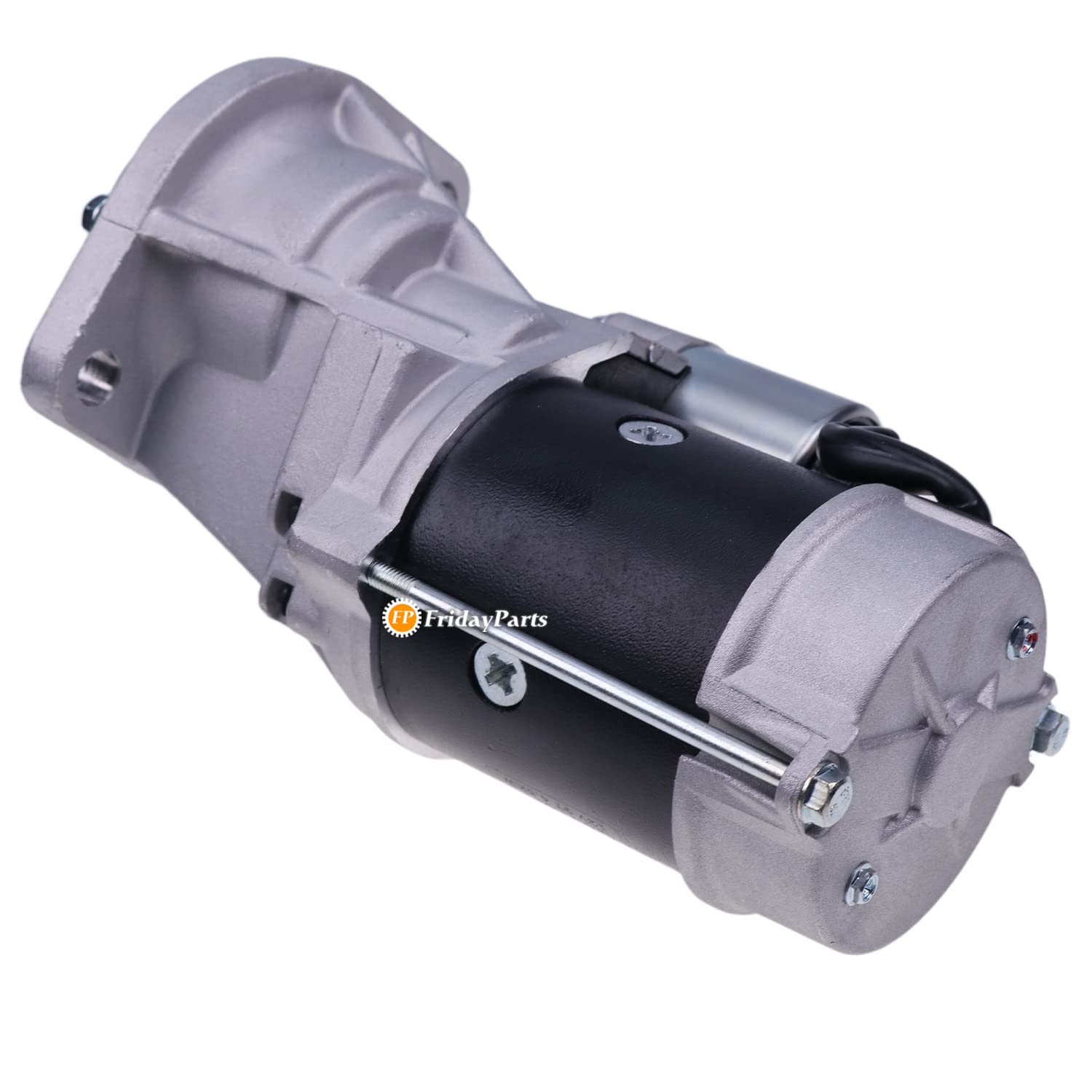 FridayParts Starter Motor S14-102 129940-77010 129940-77011 Compatible for Hitachi Excavator ZX60USB-3F ZX65USB-3F Engine 4TNE94 4TNV98 4TNV98T 4TNV106 Replacement