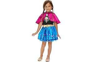Disney Frozen Princess Anna Elsa Toddler Fur Dress