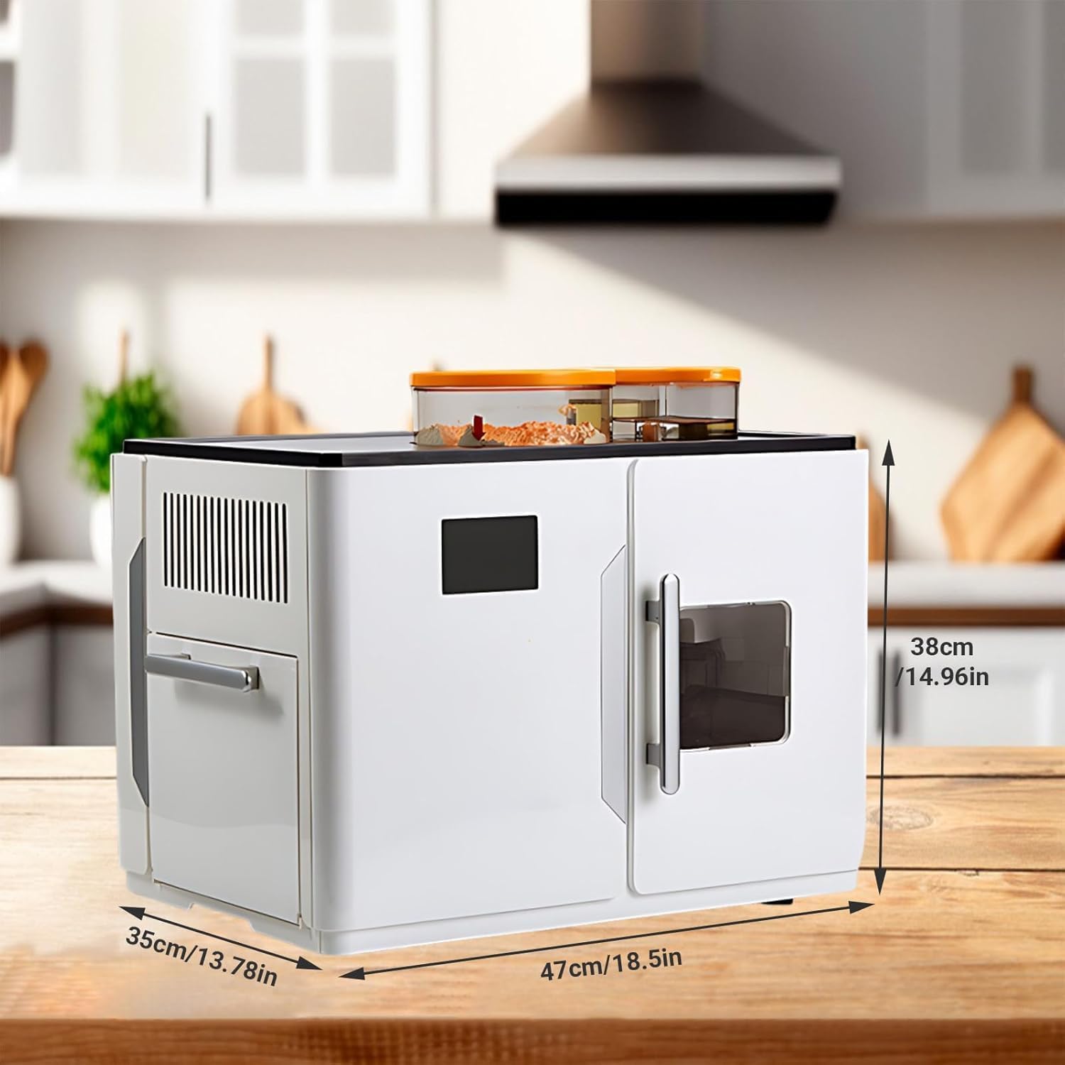 Fully Automatic Roti Maker Machine - Makes 8 Perfect Chapatis, Tortillas, Pancakes, Pitas - One-Touch Operation for Effortless Flatbreads - Ideal for Indian Cuisine