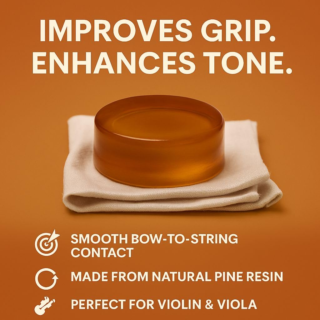 Blue Panther Indian Violin/Viola Rosin – Natural Pine Formula | Smooth Grip, Clear Tone | Ideal for Beginners & Students - Image 7 thumbnail