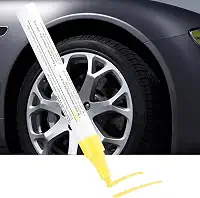 Caneta de pintura de pneu, caneta de pintura de carro, caneta de marca de caneta de pintura de pneu profissional à prova d'água (palavra amarela 1,3 kg 1,3 kg)