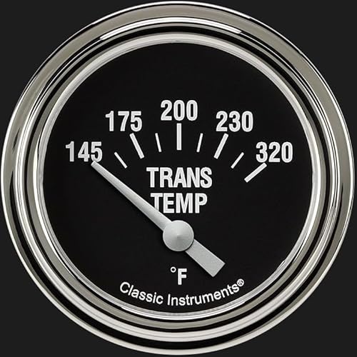 Classic Instruments HR227SLF Hot Rod 2 5/8"" Transmission Temperature Gauge
