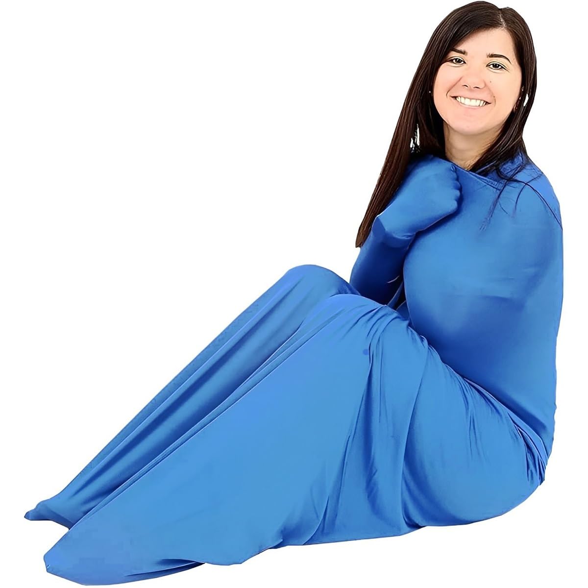 Full Body Sensory Body Sock For Adults Full-Body Wrap Stretchy Body Sox Keep Nice Sleeping Comfortable(H,M/Medium) — image 1