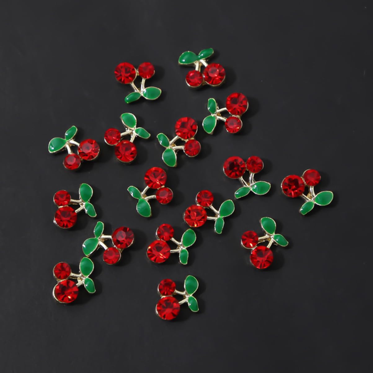 FOMIYES 160pièces Charms Pour Nail Art Décorations Avec Cristaux Roses Et Accessoires De Manucure