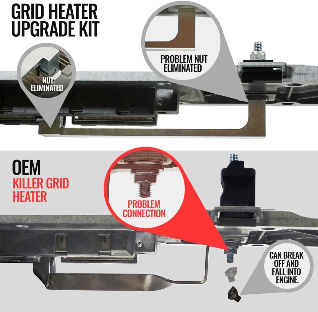 BD Diesel 11-24 (Ram) 2500/3500 6.7L Cummins Killer Grid Heater Upgrade Kit