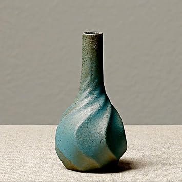 Japanese Style Ceramic Flower Vase Small Ikebana Flower Bud Vase Flower Arrangement Pottery Vases 18