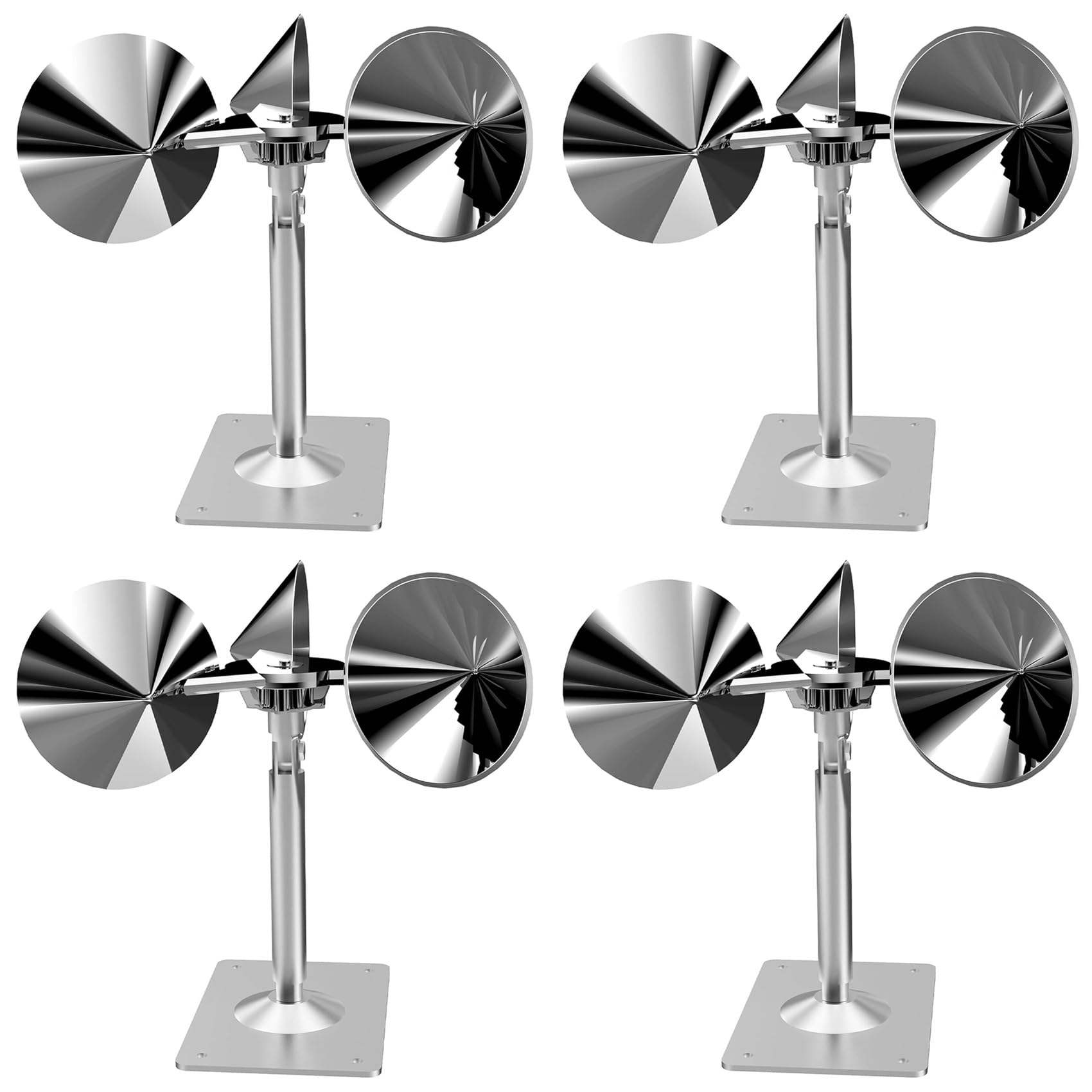 Hndhbfgrt 4X Wind Powered Scare Devices, Reflective Kites for Yard,Rooftop and Vegetable Gardens, All Birds Such As Pigeons
