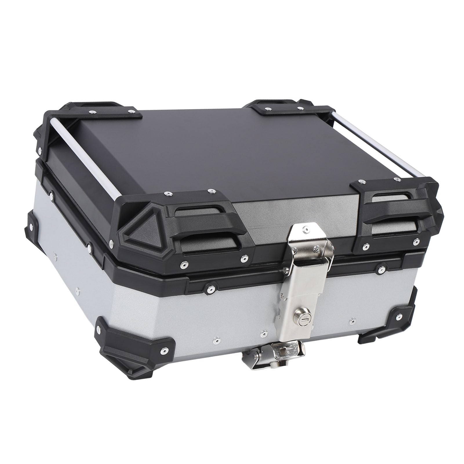 VBESTLIFE 25L Pojemnik Motocyklowy Aluminium Stop Szybkie Mocowanie