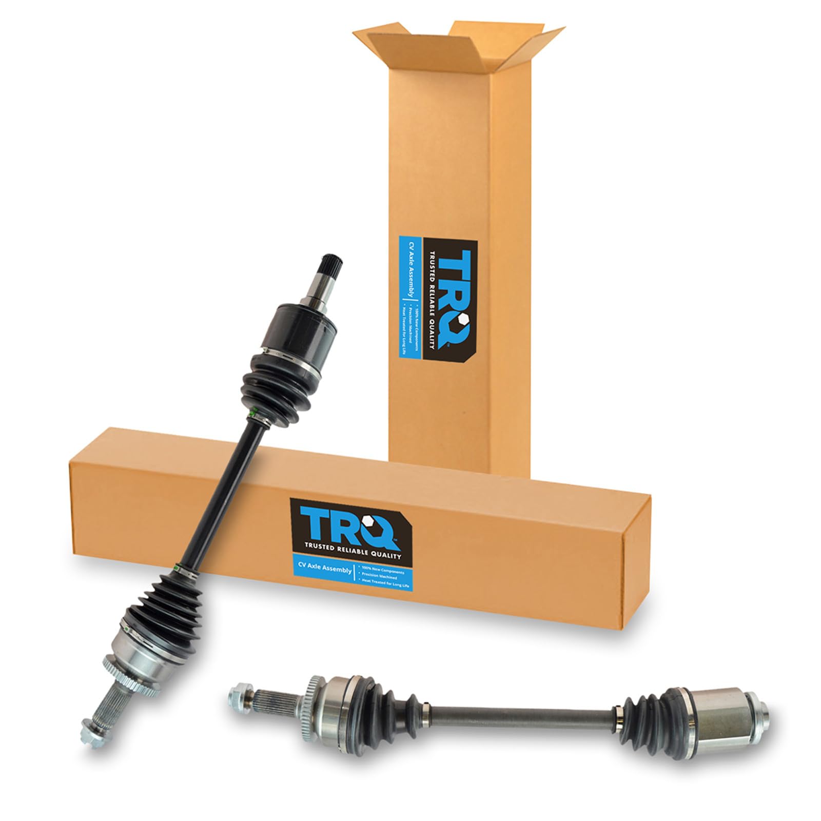 TRQ Front Driver and Passenger Side CV Axle Assembly Set