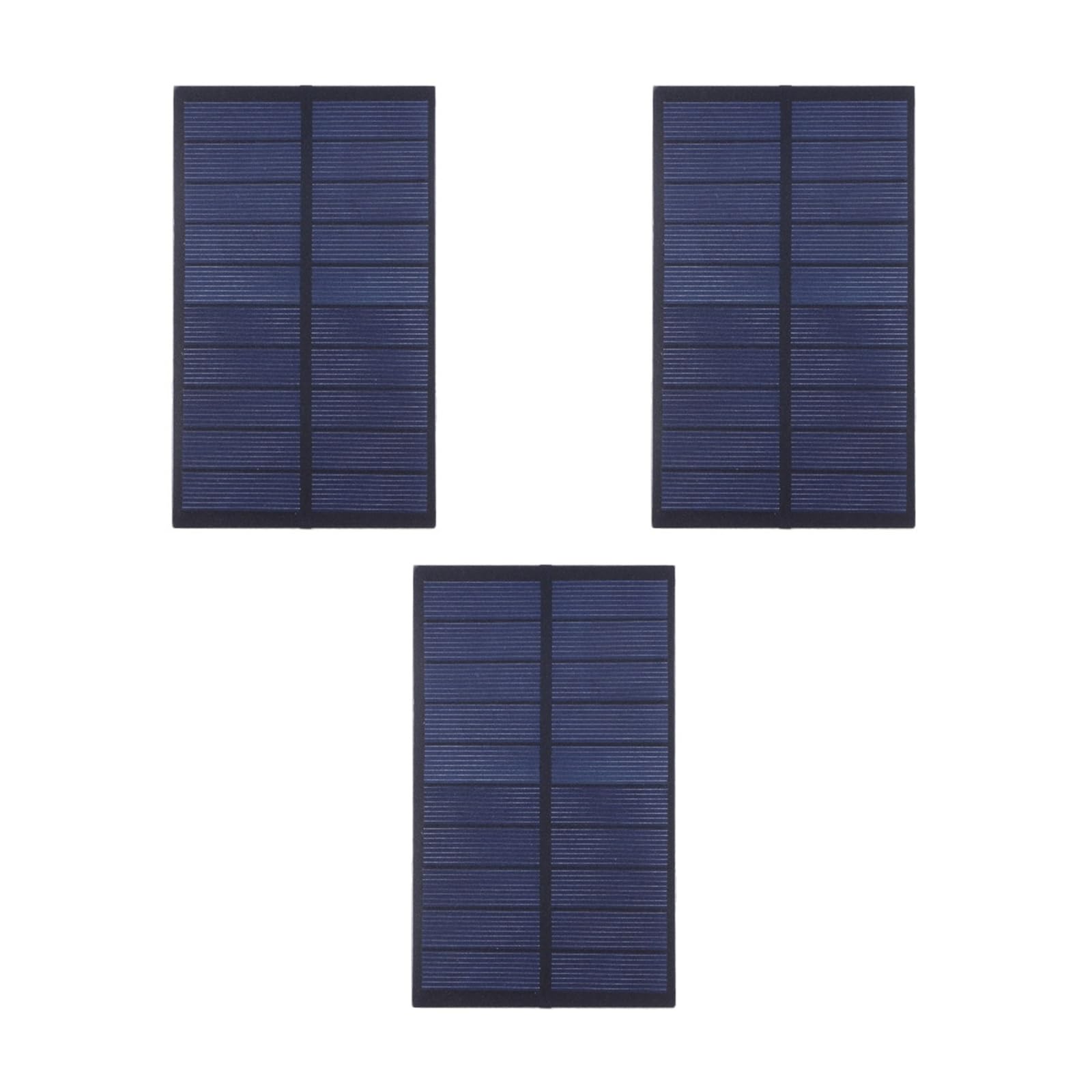 1-5Pcs Solar Charging Panel Solar Epoxy Cell Panel Phone Power Bank for 3.6-5V Tablet Panel Solar Toys(3 Pcs)