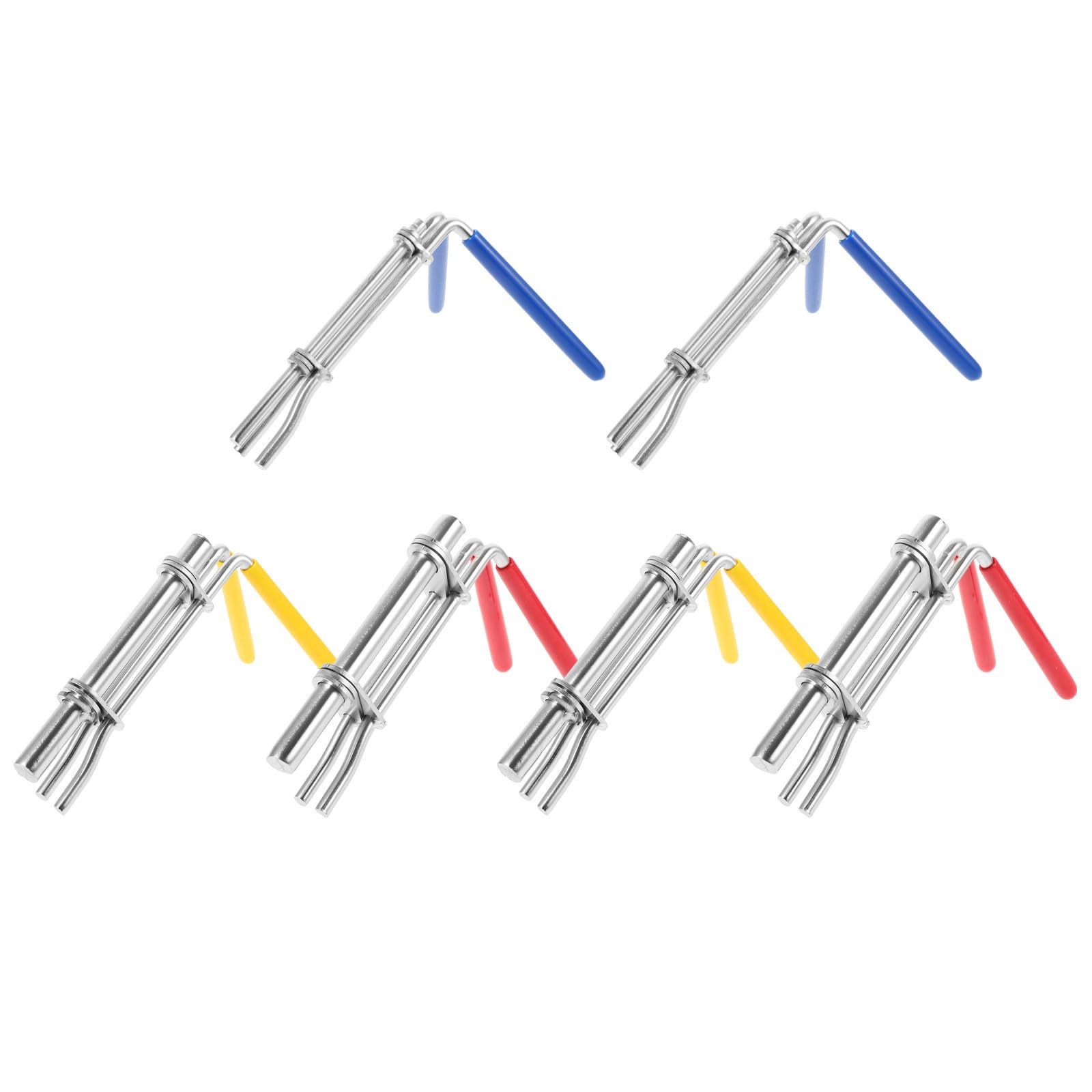 6 Pezzi Kit di Installazione Guarnizioni per Cilindro Idraulico, Kit Strumenti per Guarnizioni di Cilindri Idraulici e Aste Pistone, Acciaio Inox e Gomma, per Manutenzione