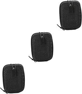 INOOMP 3pcs Rangefinder Bag Small Bag for Men Outdoor Storage Chest Golf Bag Organizer Range Finder Case Storage Pouch for Range Finder Rangefinders Eva Black Daily Use Storage Bag