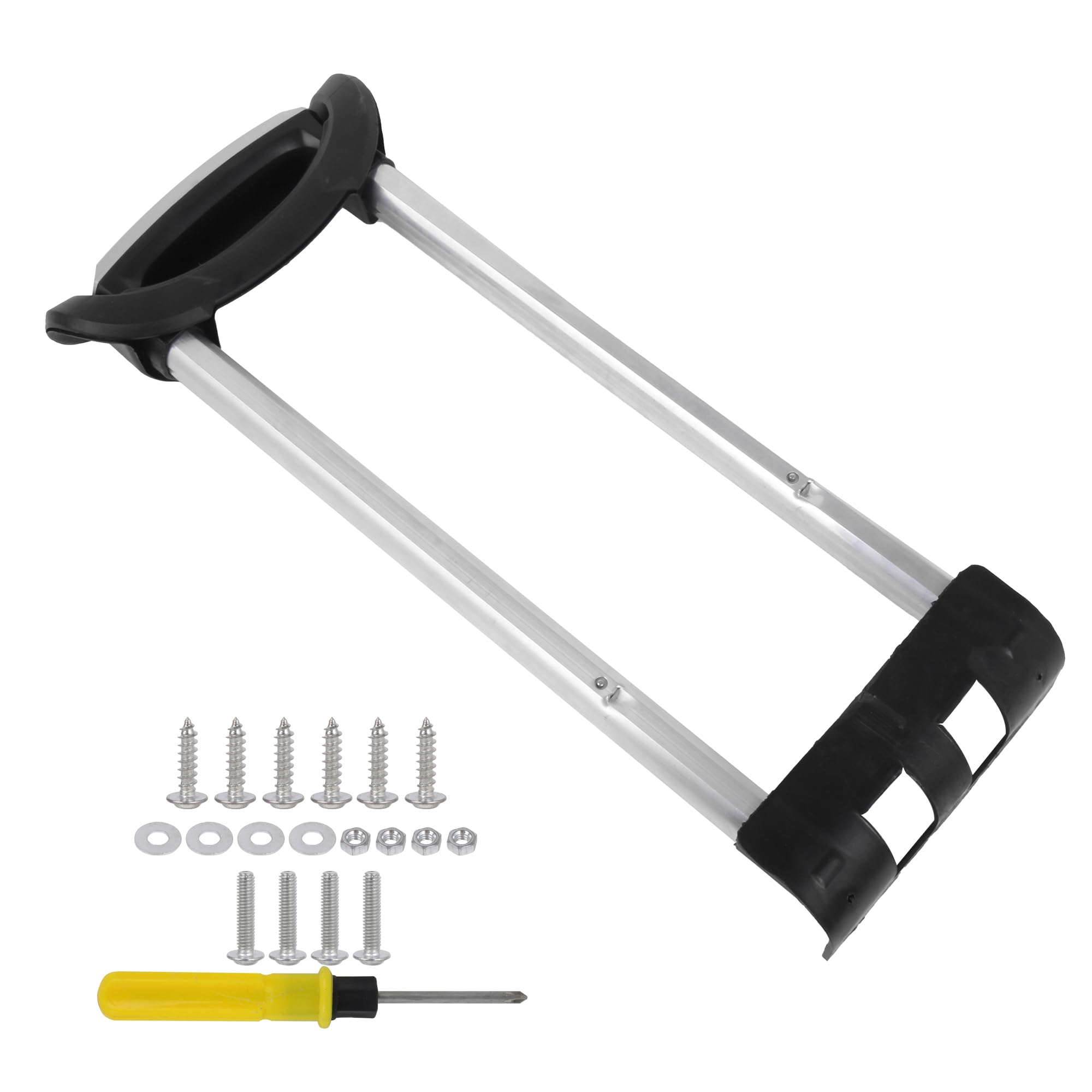 SHANOER SHANOER Mango telescópico para equipaje, 51 cm, repuesto G002# para maletas de 20 pulgadas con tornillo