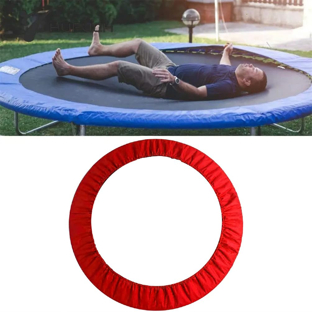 Coussin De Protection Pour Trampoline – 140cm, Tissu Oxford Imperméable, Bleu/jaune, Facile à Fixer